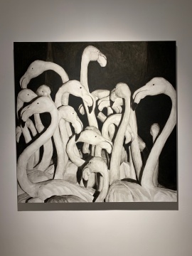《不安的种子1#》 150×150cm 布面油画 2019
《不安的种子1#》 150×150cm 布面油画 2019