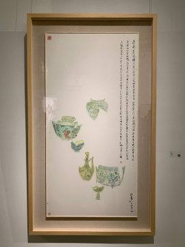 用水墨修复陶瓷 桥舍画廊开幕宿利群个展 用水墨修复陶瓷 桥舍画廊开幕宿利群个展