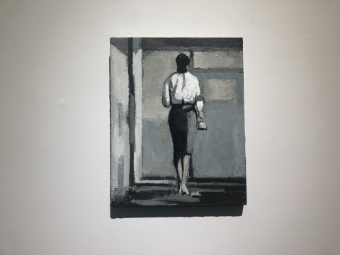 刘晓辉《无题-走廊》51×40.5cm 布面油画 2014
