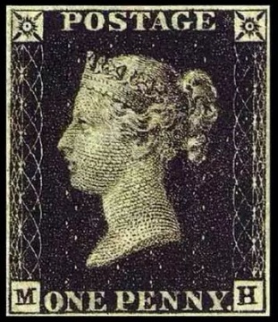 世界上第一枚邮票
