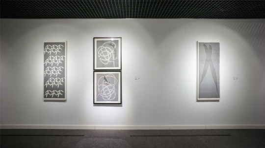 “缱绻”展览现场,黄几作品
“缱绻”展览现场,黄几作品