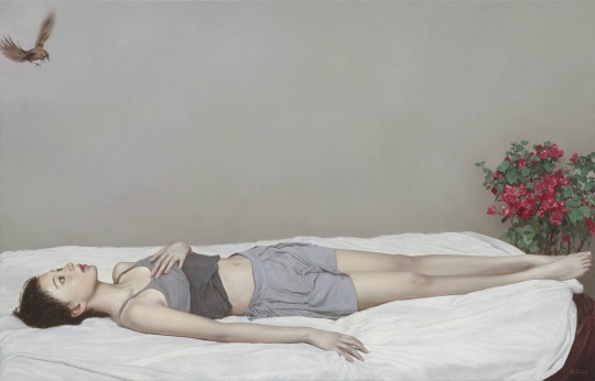 《信仰》布面油画 110x180cm 2017
《信仰》布面油画 110x180cm 2017