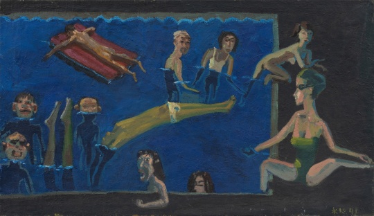 《夏日》150×100cm 布面油画 1988
