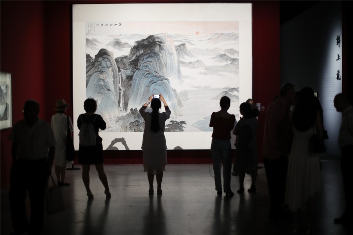 “云自在——高云作品展”德基美术馆展览现场
“云自在——高云作品展”德基美术馆展览现场