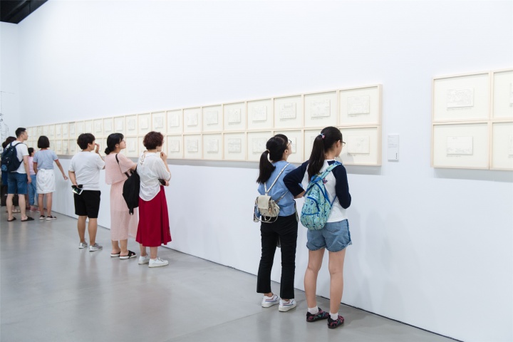 “云自在——高云作品展”德基美术馆展览现场
“云自在——高云作品展”德基美术馆展览现场