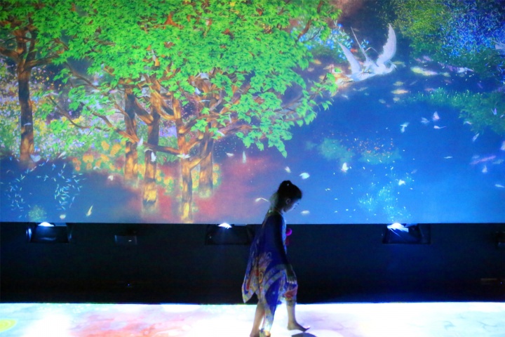 “teamLab:未来游乐园”德基美术馆展览现场
“teamLab:未来游乐园”德基美术馆展览现场