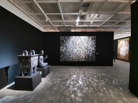 “超级码粒——马赛克教学与形式语言研究展”展览现场
“超级码粒——马赛克教学与形式语言研究展”展览现场