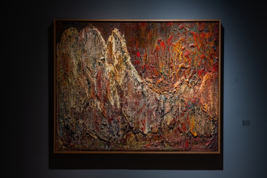 《嵩阳高秋》 160x200cm 布面油画 2018
《嵩阳高秋》 160x200cm 布面油画 2018