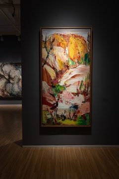 《秋山》200x100cm 布面油画 2019
《秋山》200x100cm 布面油画 2019