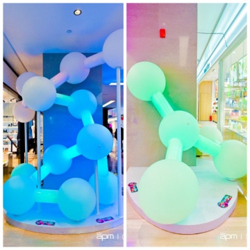在新鸿基地产集团旗下NTP新城广场展出的“Watercules 水分子”
在新鸿基地产集团旗下NTP新城广场展出的“Watercules 水分子”