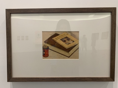 李斛 《静物》 19.2×28cm 纸本水彩 1950年代
