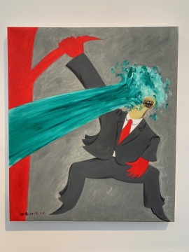 杨涛 《喷泉》 70×60cm 布面油画 2019
杨涛 《喷泉》 70×60cm 布面油画 2019