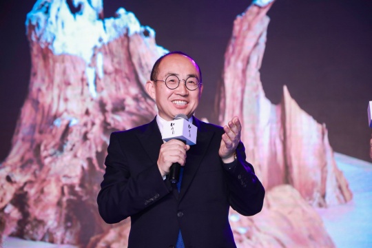 展览策划人之一、SOHO中国董事潘石屹
展览策划人之一、SOHO中国董事潘石屹