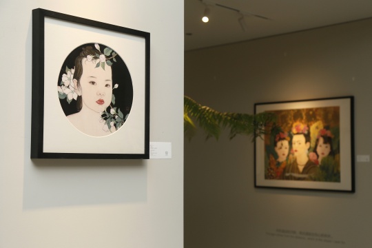 大千画廊揭幕代瑞雪首展 展现东方哲思下的女性视角