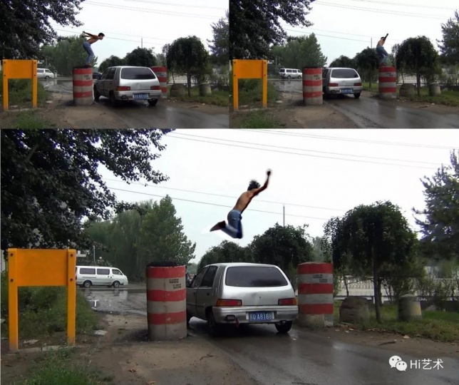厉槟源《跳远练习》 行为纪录 单频录像 6′17″ 2015
厉槟源《跳远练习》 行为纪录 单频录像 6′17″ 2015