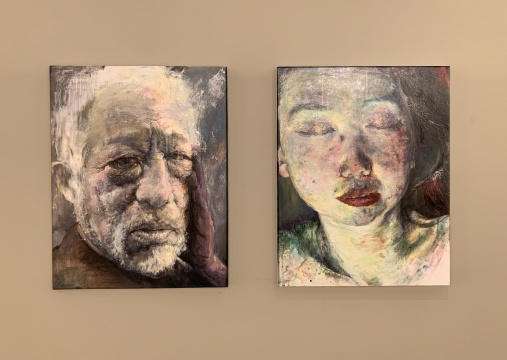 陈卉作品展览现场
陈卉作品展览现场