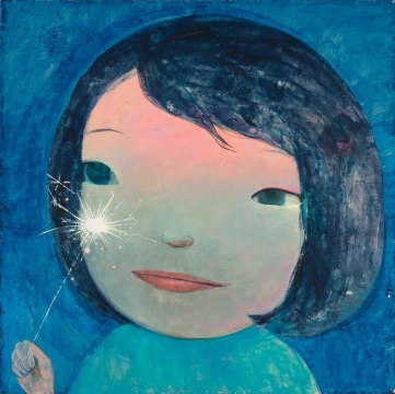 忻洛汀《烟火7》100×100cm 布面丙烯 2018
忻洛汀《烟火7》100×100cm 布面丙烯 2018