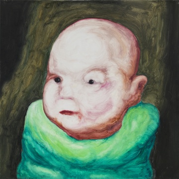 《婴儿系列7》 120x120cm&nbsp; 2012&nbsp;
