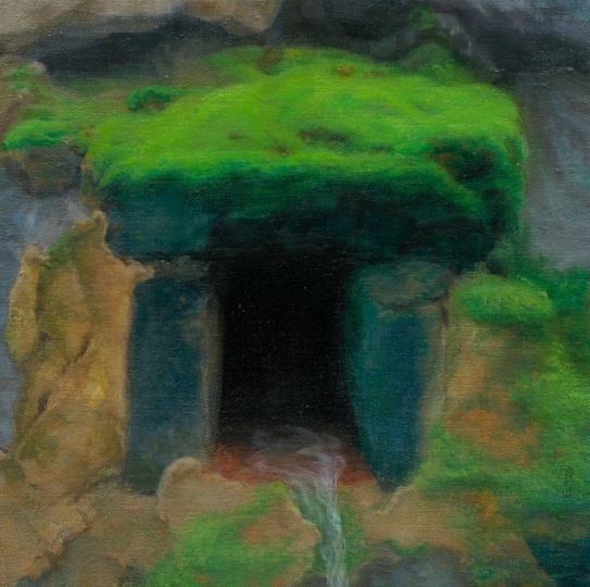 肖进 《水口系列》 30x30cm 布面油画 2018-2019
肖进 《水口系列》 30x30cm 布面油画 2018-2019