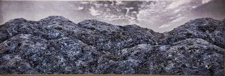 文祺 《见山还是山》120x360cm 布面影像 2019
文祺 《见山还是山》120x360cm 布面影像 2019