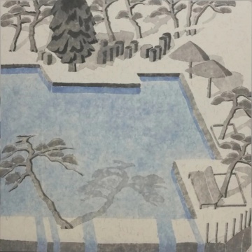 杨飞 《瀑布》 45×33cm 纸本卡纸 2019
杨飞 《瀑布》 45×33cm 纸本卡纸 2019