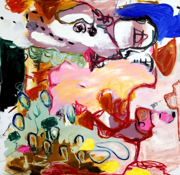 管昕然 《亘古的旅行者》 122×122cm 布面油画 2018
管昕然 《亘古的旅行者》 122×122cm 布面油画 2018