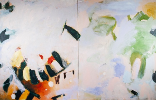 管昕然 《我庆祝我自己,我歌唱我自己》142×224cm 布面油画 2018
管昕然 《我庆祝我自己,我歌唱我自己》142×224cm 布面油画 2018