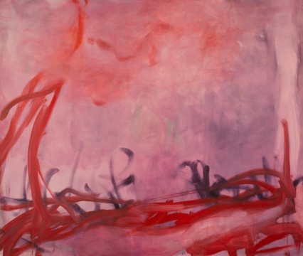 管昕然 《你是另外一边的闪电(一)》 152×183cm 布面油画 2019
管昕然 《你是另外一边的闪电(一)》 152×183cm 布面油画 2019