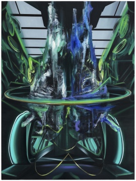 沈正麟《Virtual Sanctuary NO.11》,布面油画,150x200cm,2019
沈正麟《Virtual Sanctuary NO.11》,布面油画,150x200cm,2019
