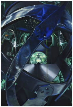 沈正麟《Virtual Sanctuary NO.6》,布面油画,111.3x161.3cm,2019
沈正麟《Virtual Sanctuary NO.6》,布面油画,111.3x161.3cm,2019