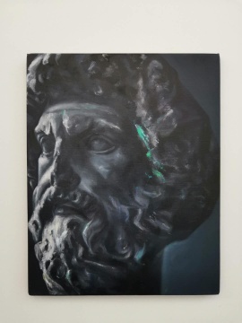 沈正麟《Mnemosyne191201》,布面油画,50x40cm,2019
沈正麟《Mnemosyne191201》,布面油画,50x40cm,2019