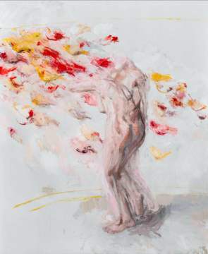 《自然博物馆一》180x150cm 布面油画 2020
《自然博物馆一》180x150cm 布面油画 2020