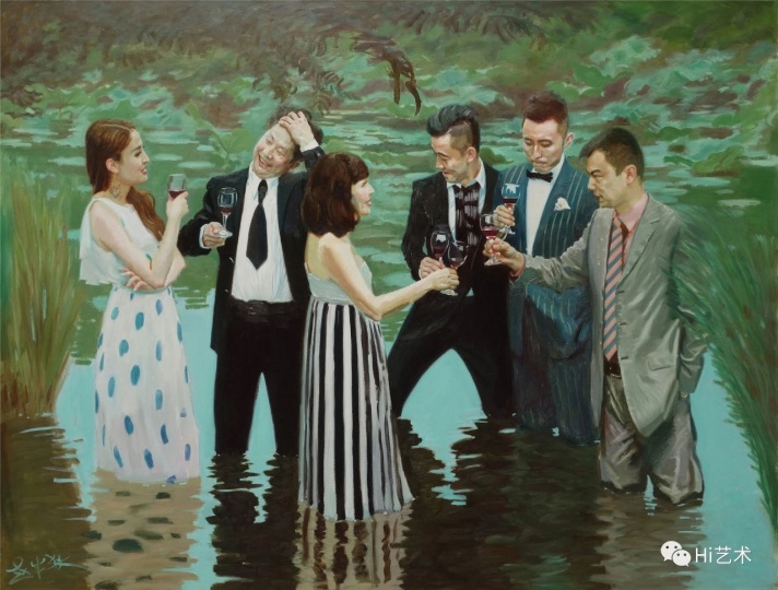 赵半狄 《中国湖C》 280×210cm 布面油画 2015 赵半狄 《中国湖C》 280×210cm 布面油画 2015