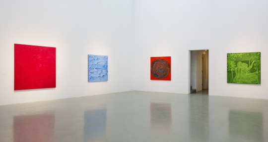 “色彩的颂歌”展览现场
“色彩的颂歌”展览现场
