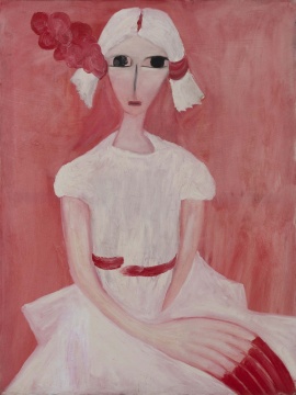 孔宁 《一朵花(春姑娘)》 120x90cm 布面油画 2013
孔宁 《一朵花(春姑娘)》 120x90cm 布面油画 2013