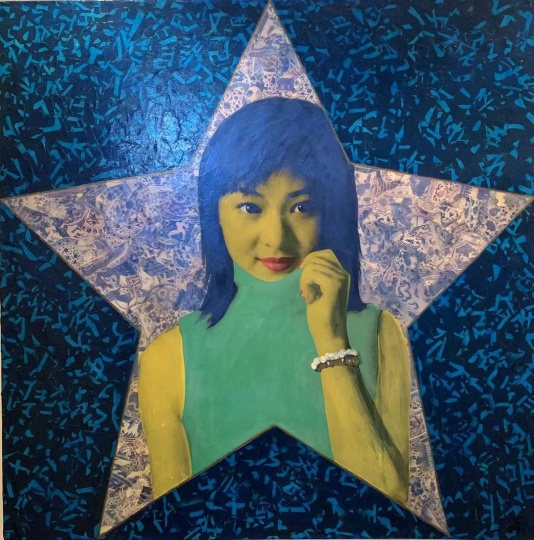 薛松为妻子yoyo创作的肖像画,也是他送给妻子的三十岁生日礼物
薛松为妻子yoyo创作的肖像画,也是他送给妻子的三十岁生日礼物