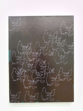《写生》40x30cm 布面丙烯 2020
《写生》40x30cm 布面丙烯 2020