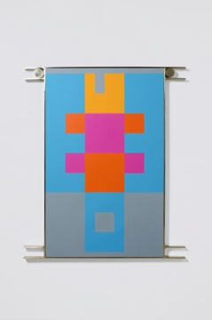 《Hanging Rooms-S》165×145×5cm 布面油画、黄铜外框、黄铜、不锈钢支架 2020
《Hanging Rooms-S》165×145×5cm 布面油画、黄铜外框、黄铜、不锈钢支架 2020