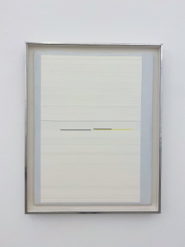 林寿宇 《T and A,Painting relief 》91.4x71.1cm 布面油彩&金属条 1969
林寿宇 《T and A,Painting relief 》91.4x71.1cm 布面油彩&金属条 1969