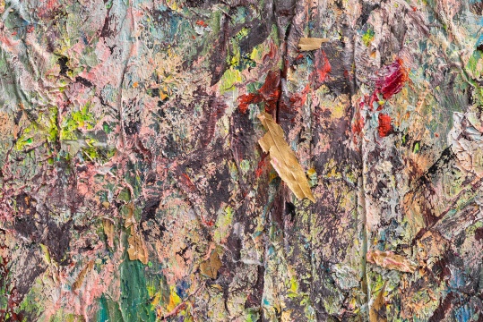 《暖日植物园》 99x195cm 纸本丙烯水墨 2019
《暖日植物园》 99x195cm 纸本丙烯水墨 2019
