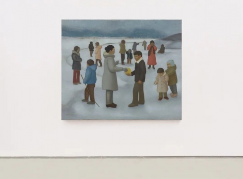 段建伟 《飞盘》 140×170cm 布面油画 2020
段建伟 《飞盘》 140×170cm 布面油画 2020