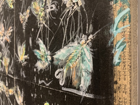 《萌动》 80×110cm 综合材料 2020
《萌动》 80×110cm 综合材料 2020