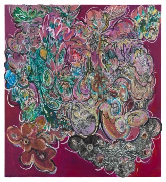 《生态链-系列XIII 》 120×110cm 综合材料 2020 《生态链-系列XIII 》 120×110cm 综合材料 2020