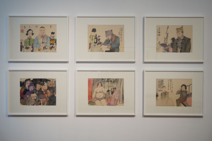 李津个展“心经”展览现场
李津个展“心经”展览现场