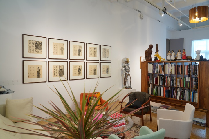 现场展出的十件“册页”作品
现场展出的十件“册页”作品