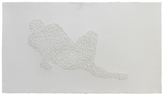 《43,875 孔》 65×115cm 手工宣纸 2020 《43,875 孔》 65×115cm 手工宣纸 2020