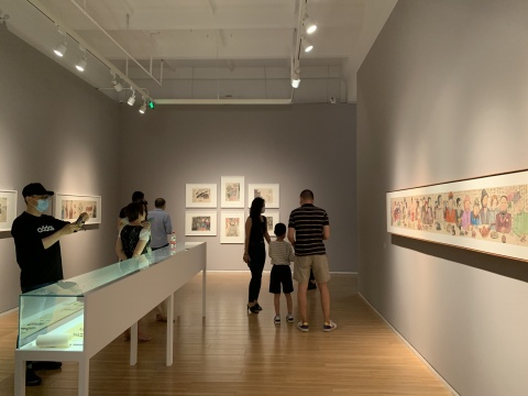 李津个展“心经”,玉兰堂展览现场
李津个展“心经”,玉兰堂展览现场
