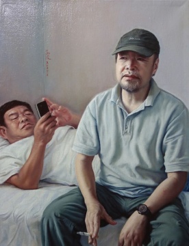 高波 《等待在远方(1)》 40×31cm 布面油画
高波 《等待在远方(1)》 40×31cm 布面油画