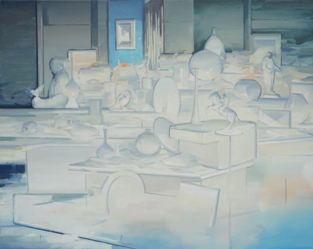 《芒室》 210×170cm 布面油画 2016
《芒室》 210×170cm 布面油画 2016
