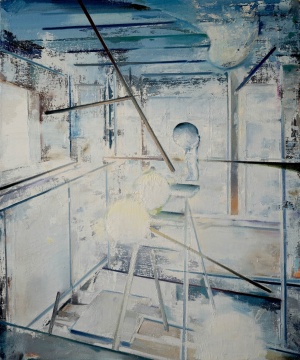 《至夜》 75×90cm 布面油画 2016
《至夜》 75×90cm 布面油画 2016